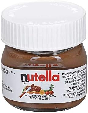 Nutella Mini Glass Jar - Front & Company: Gift Store