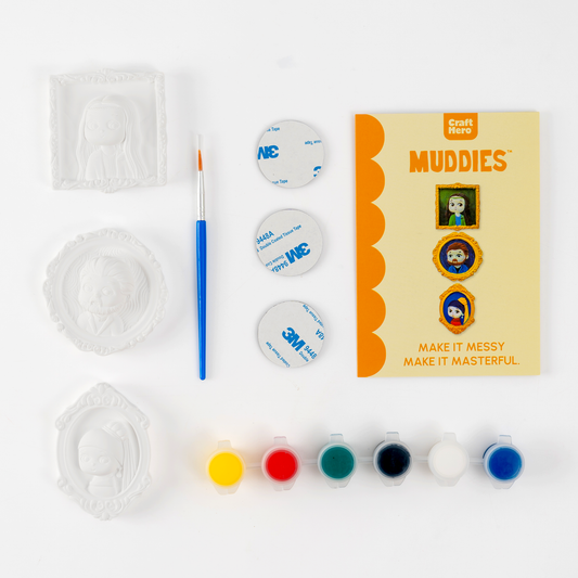 Muddies™ 3D Magnet Painting Kit — Iconic Portraits