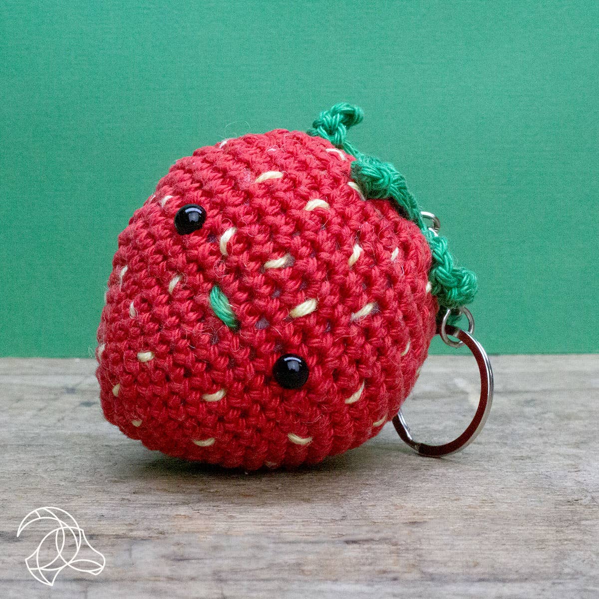 DIY Crochet Kit - Strawberry Bag Hanger