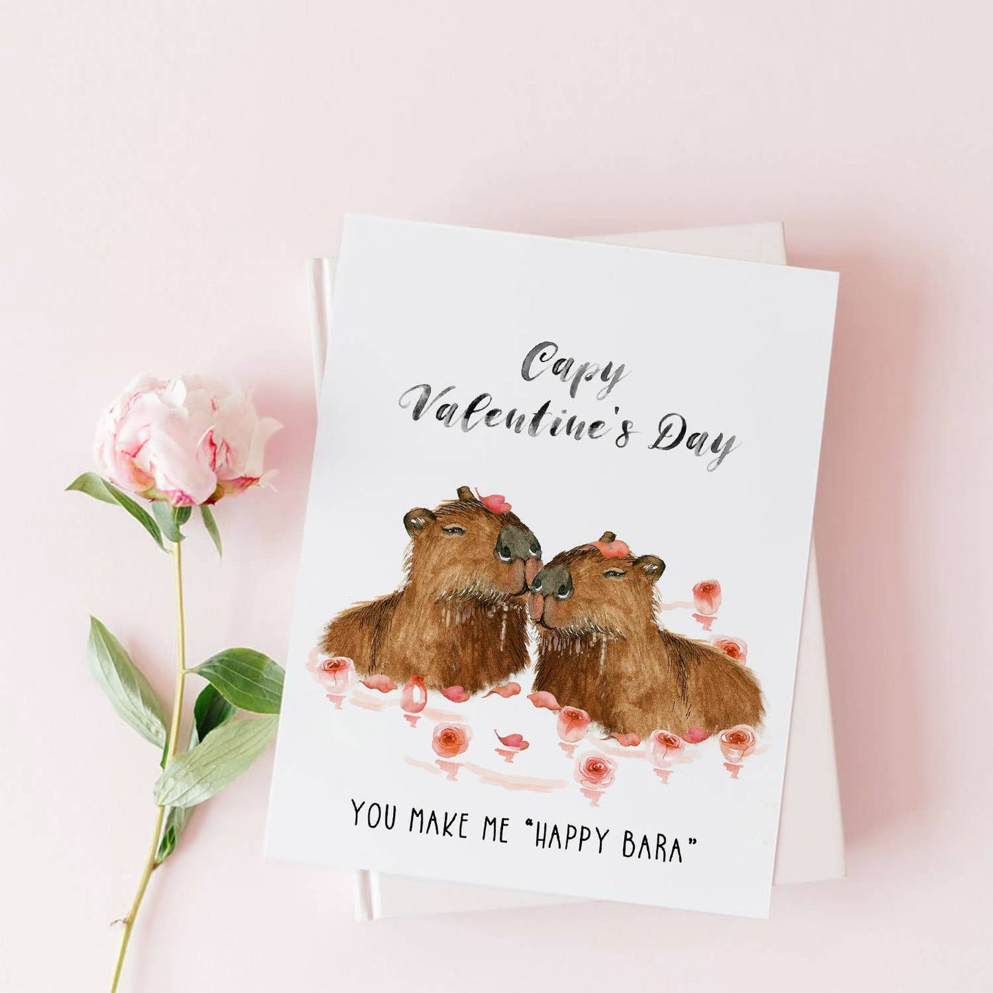 Capy Valentine's Day - Funny Valentines Day Card