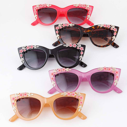 Spring Flower Cateye Sunglasses