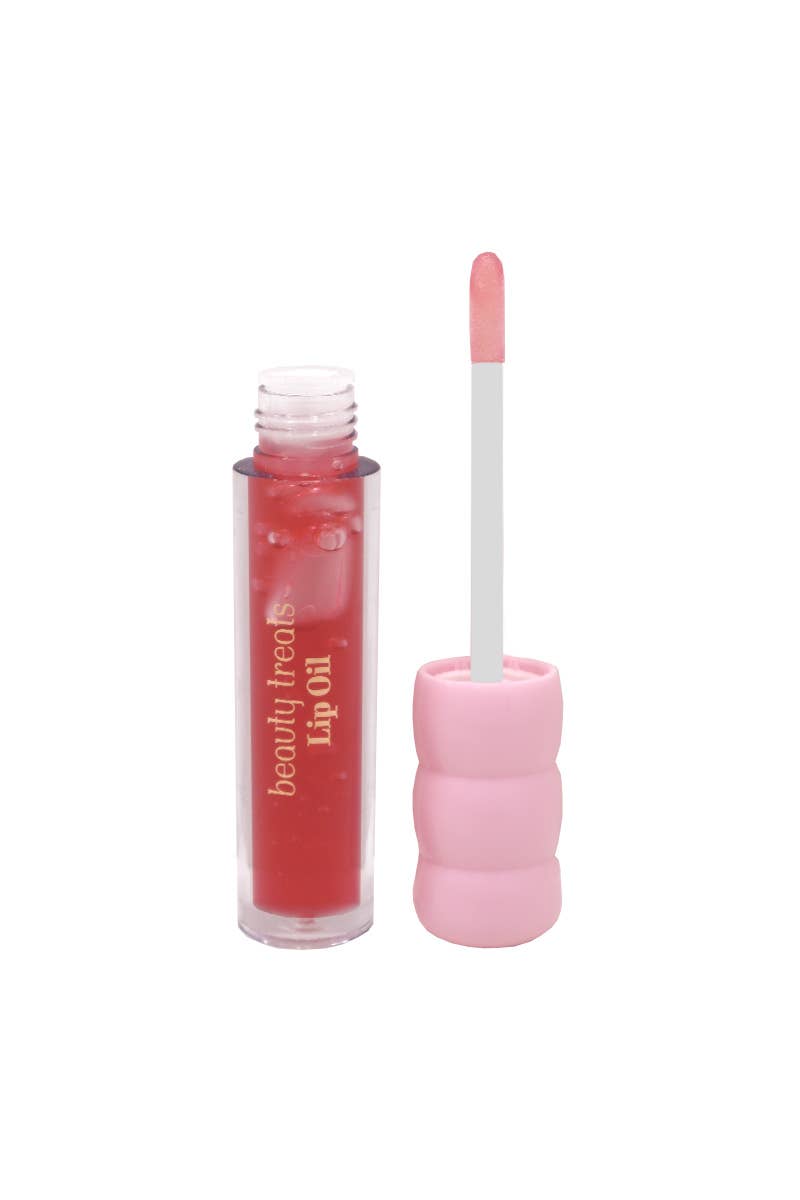 Beauty Treats 526-D1 Candy Cane Kisses 5pc Lip Oil Set