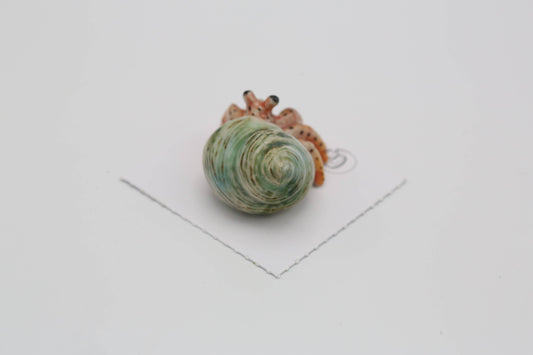 Hermit Crab Porcelain Decorative Figurine Miniature