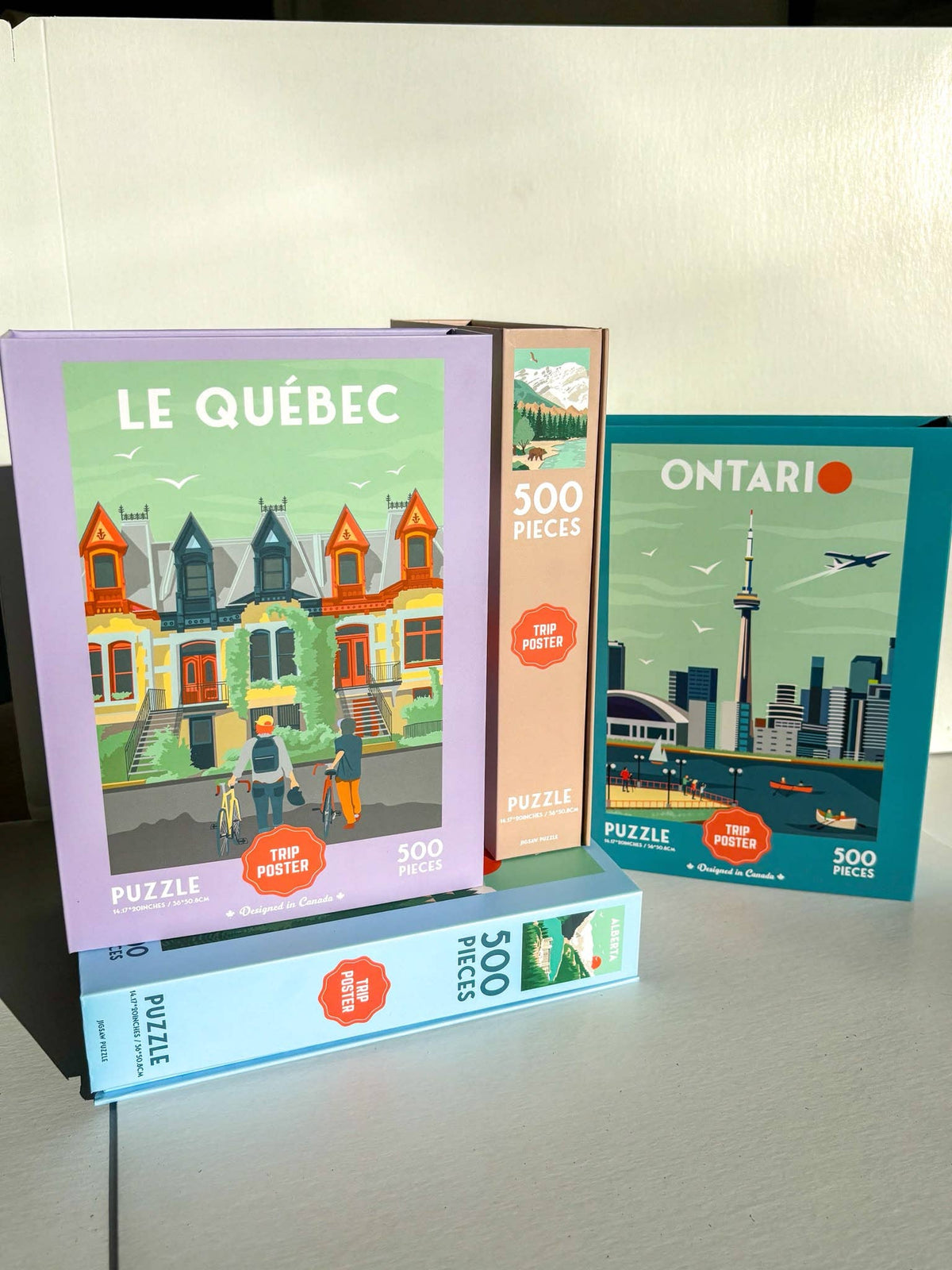 PUZZLES FROM PROVINCES - ONTARIO / ALBERTA / YUKON OR QUEBEC