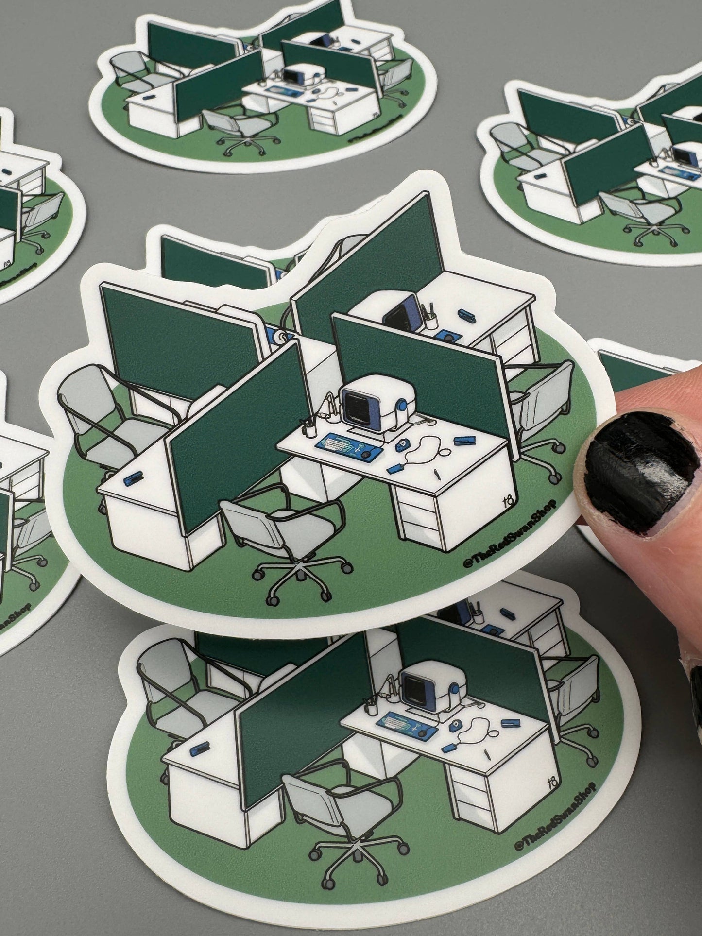 Vinyl Decal - Cubicles - Severance