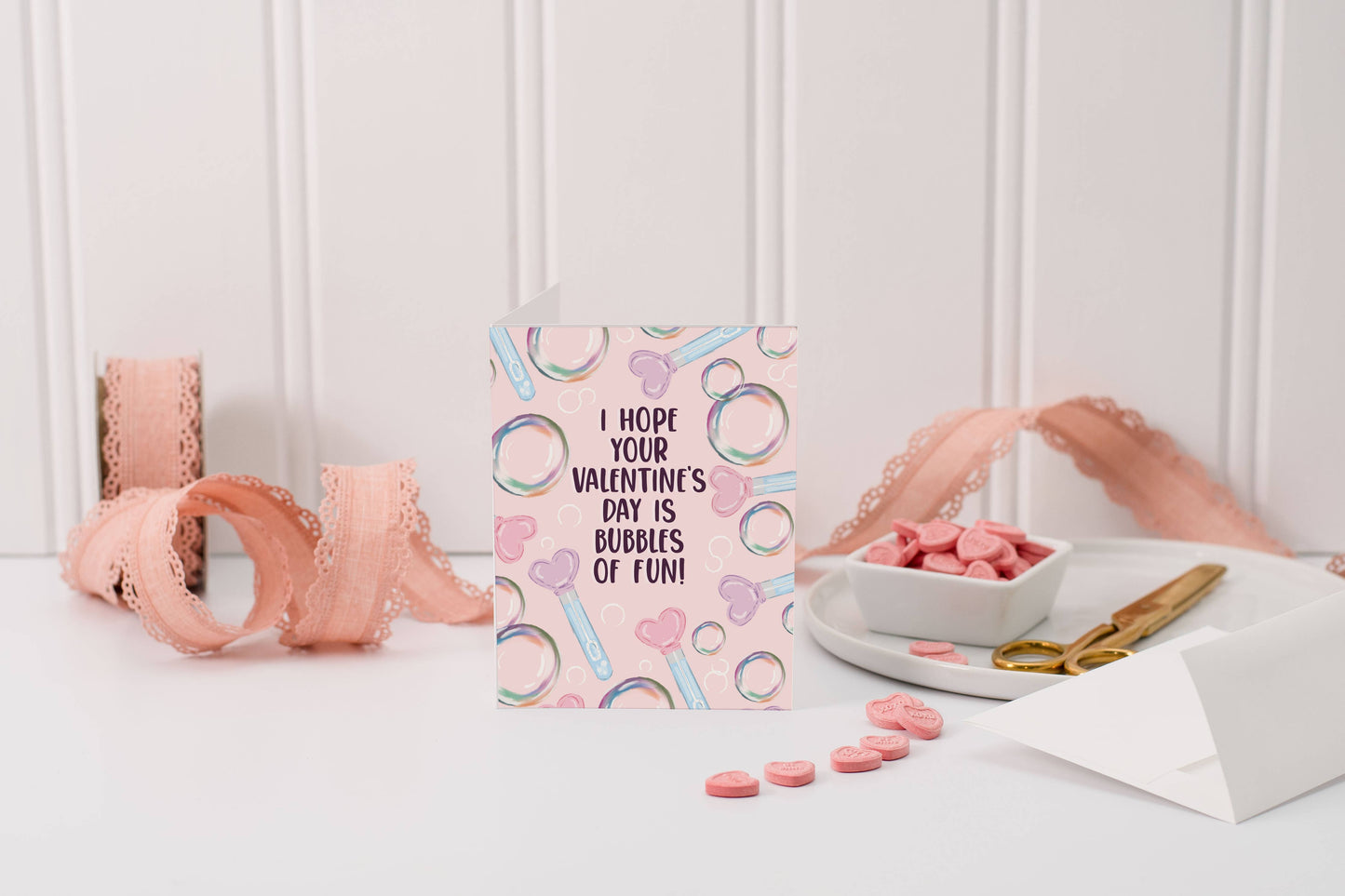 I Hope Your Valentine's Day Is Bubbles - Greeting Card