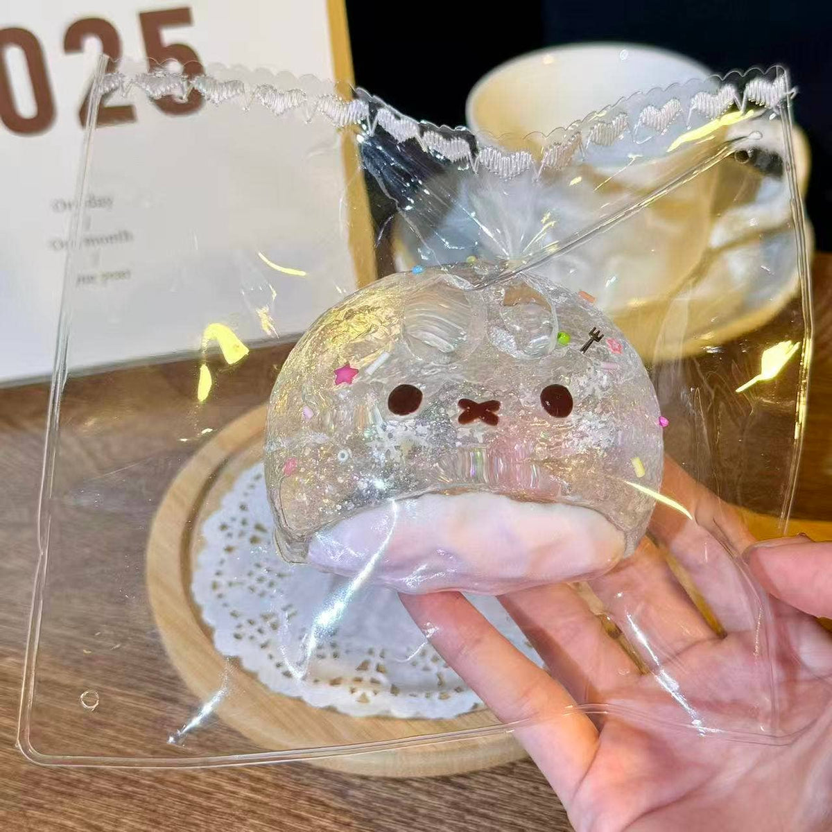 Miffy Bite Plush Taba Squishy Toy Cute Kawaii Character Collectible Handmade Little Nine Studio Soft Clay Texture