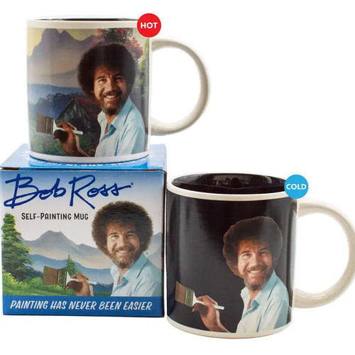Bob Ross Art Heat-Changing Coffee Mug - Front & Company: Gift Store