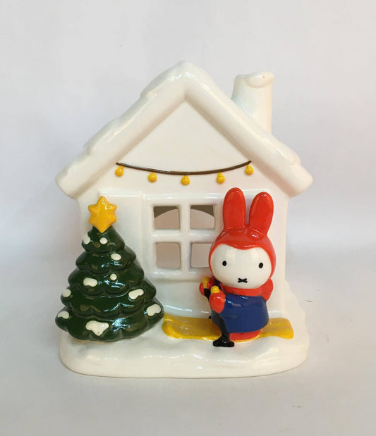 Miffy Snowy Skiing Christmas Candle House