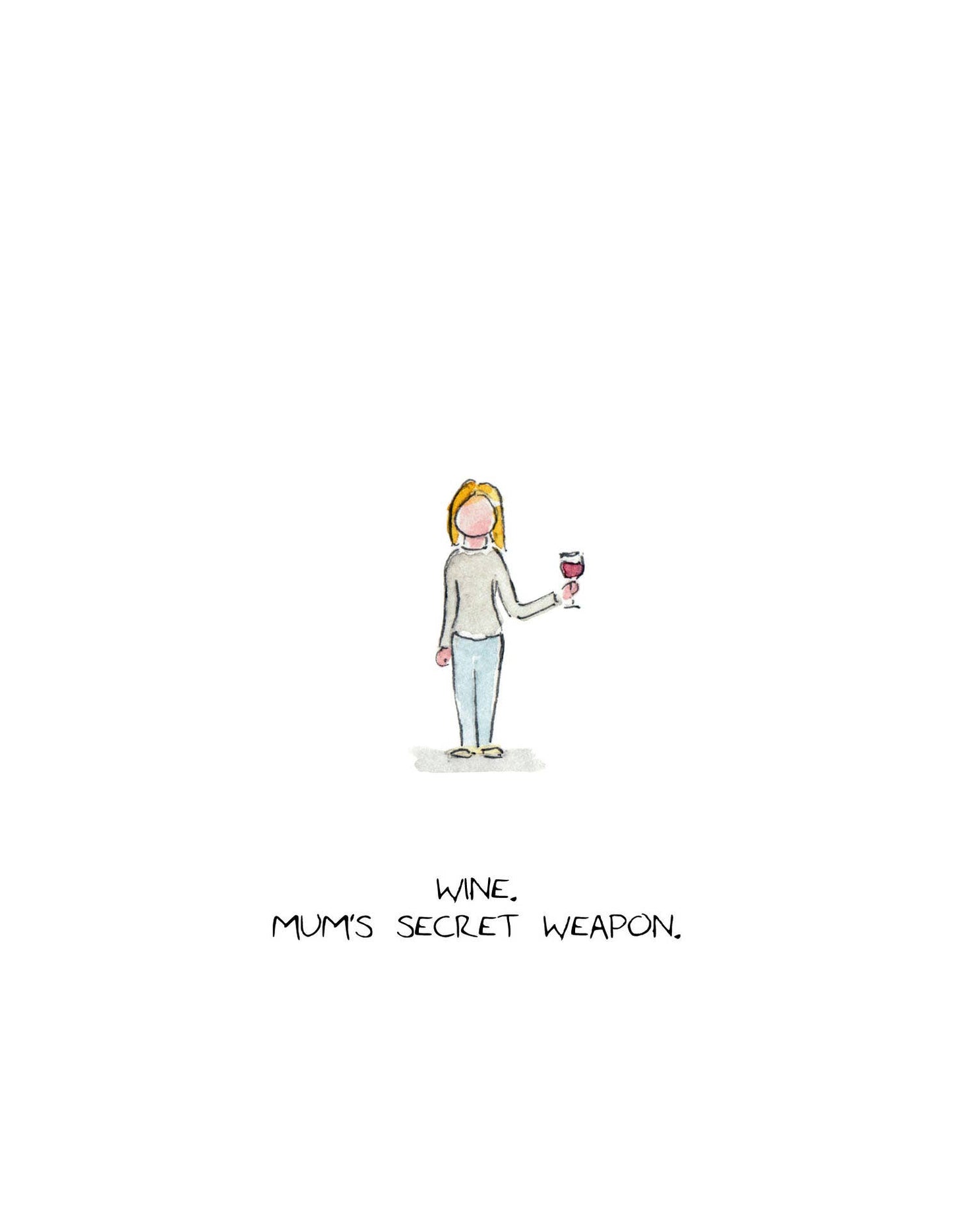 Wine Mum | Mother's Day Greeting Card