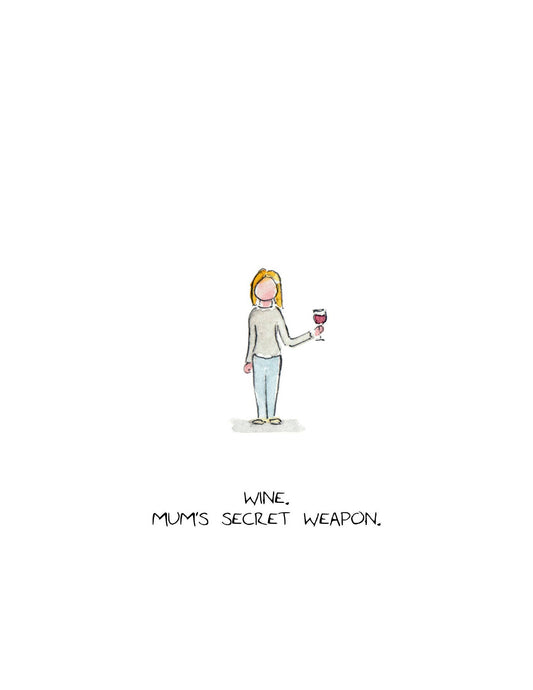 Wine Mum | Mother's Day Greeting Card