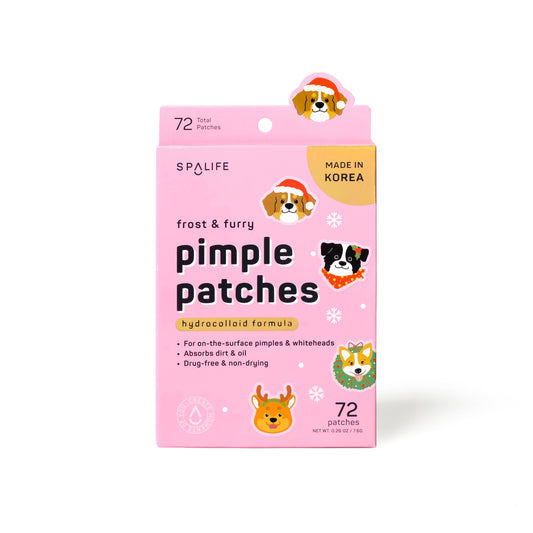 Christmas Holiday Frosty & Furry Hydrocolloid Pimple Patches