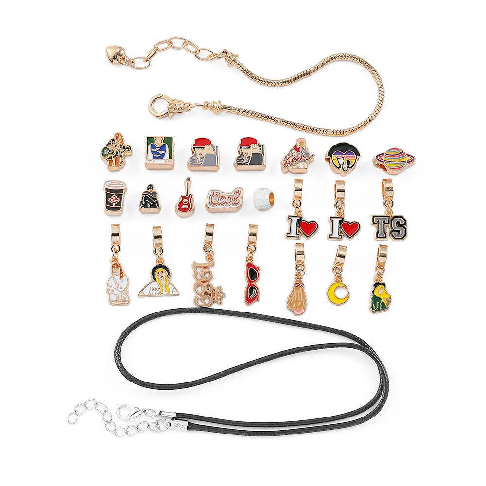 Taylor Swift TS blind bracele box bead bracelet set