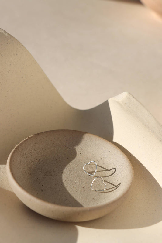 Open Heart Studs I Valentine's Day Jewelry