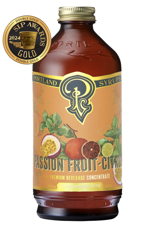 Passion Fruit Citrus Syrup 12oz  - cocktail / mocktail mixer