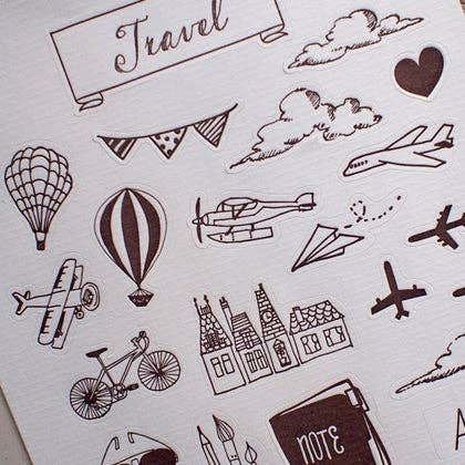 Travel sticker - travel