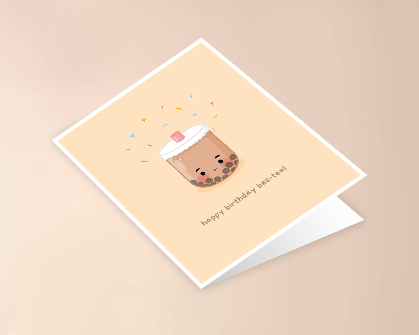 Happy Birthday Bes-tea Birthday Card