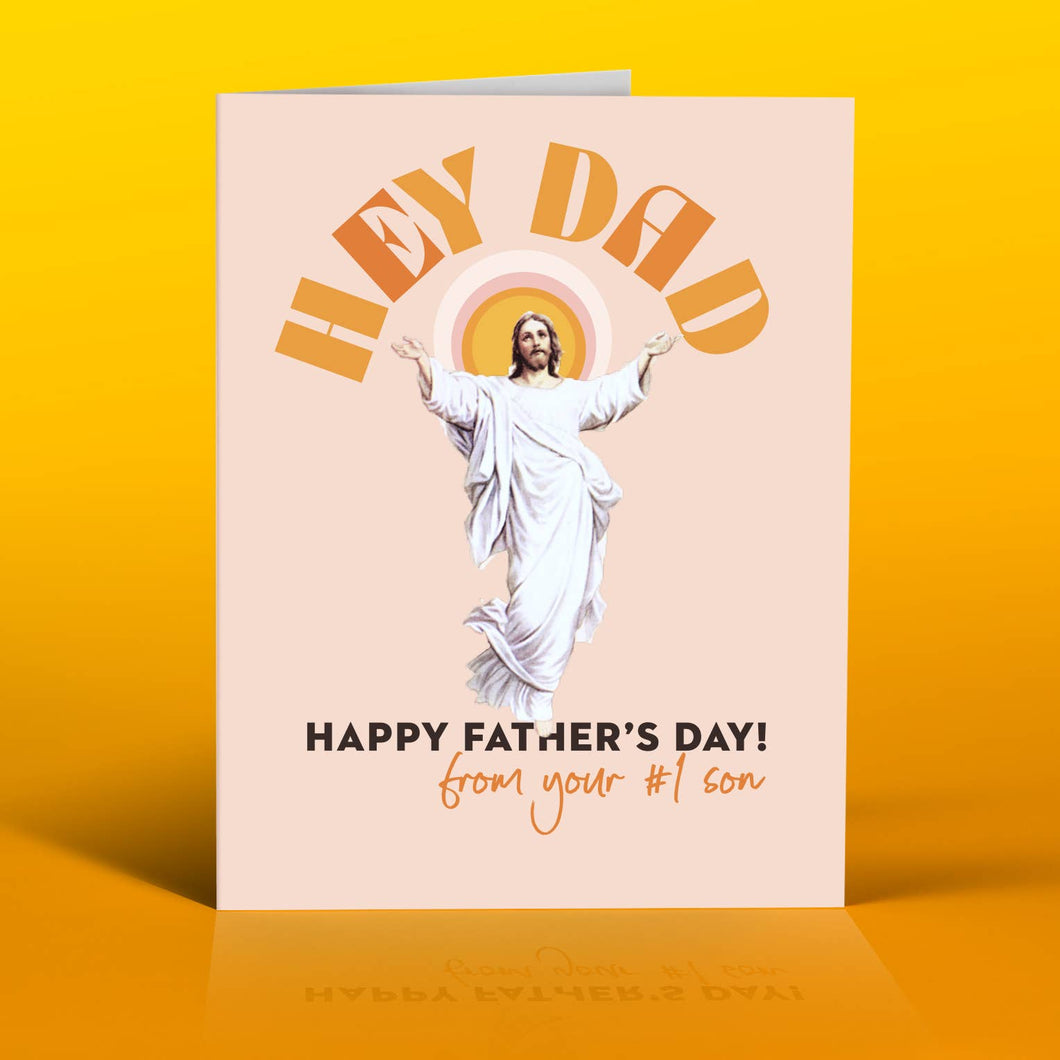 HEY DAD! jesus father's day card