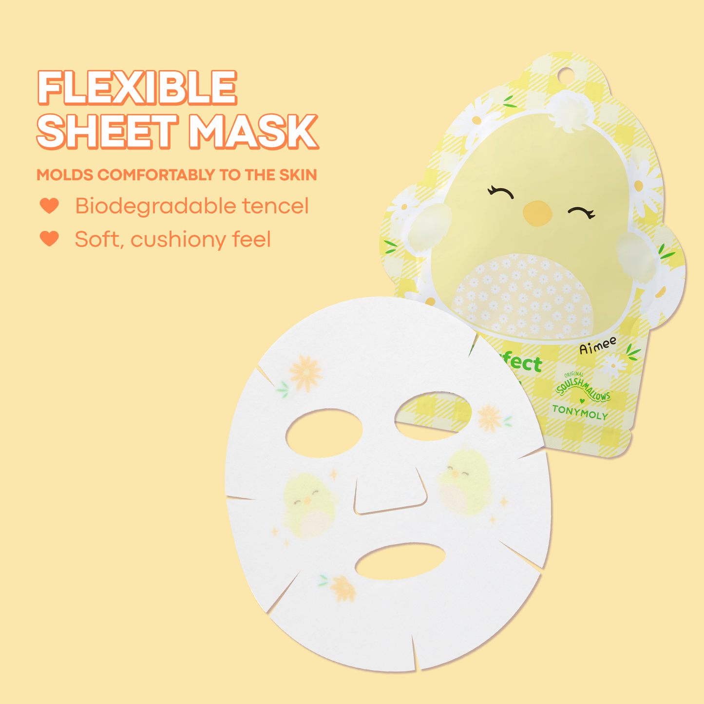 Squishmallows x TONYMOLY Spring Sheet Mask