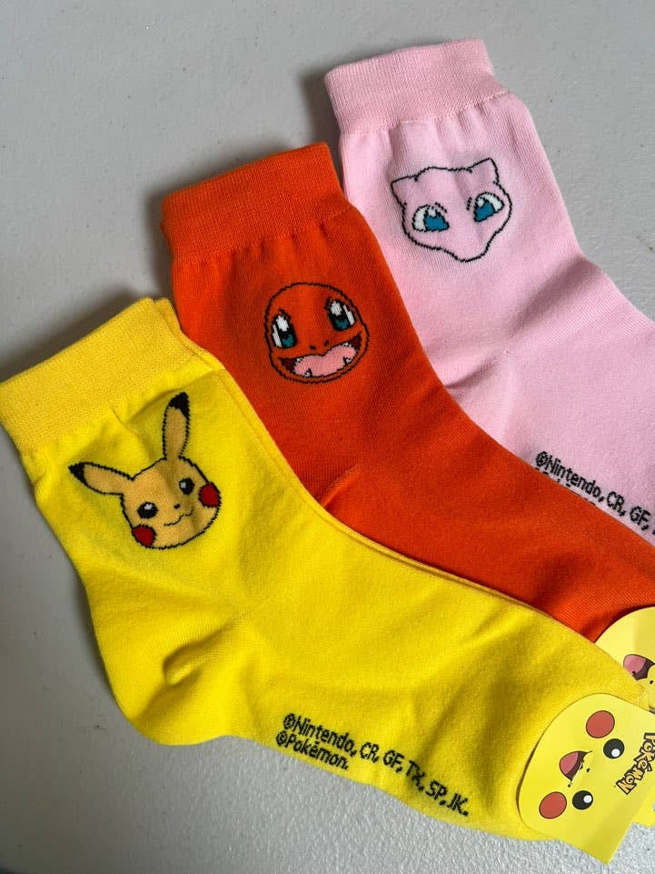 Pokémon Character Silky Cotton women Socks