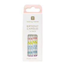 Load image into Gallery viewer, Pastel Floral Birthday Candles | 16 Pack | Cake Candle |
