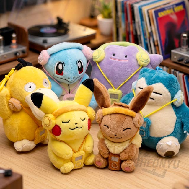 Limited! Pokémon Headset Plush Bag Charm – 12 cm