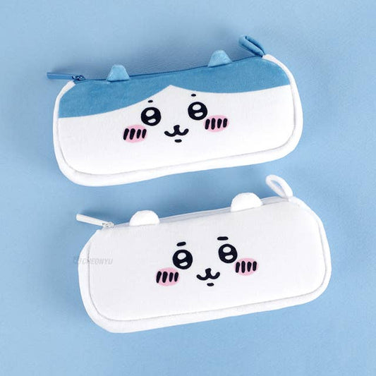 Chiikawa long long face Pouch, Pencil Case
