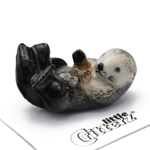 Hammer Sea Otter Porcelain Miniature - Front & Company: Gift Store