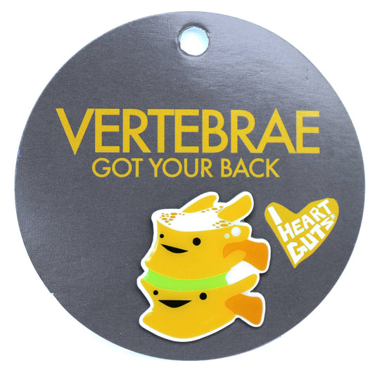 Vertebrae Lapel Pin - We've Got Your Back