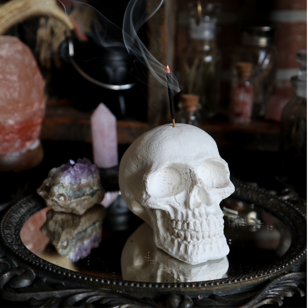Skull Stick Incense Holder