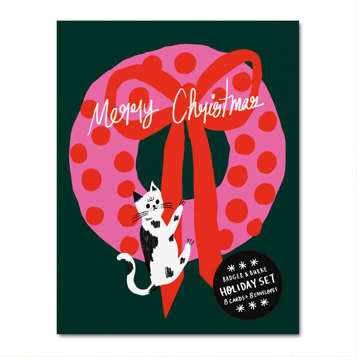 Christmas Wreath - Holiday Card Set