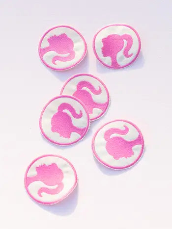 Barbie Embroidery Patch