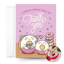 Load image into Gallery viewer, Thank You Card &amp; Donut Crochet Pattern
