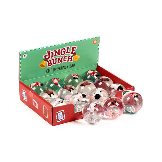 XTY1039:Jingle Bunch Christmas High Bounce LED Flashing Bo