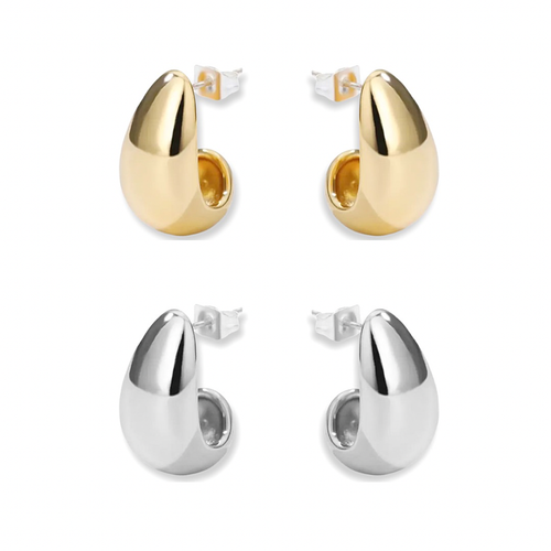 Chunky Dome Stud Earrings - Front & Company: Gift Store