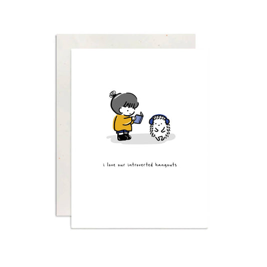Introverted Hangouts Card