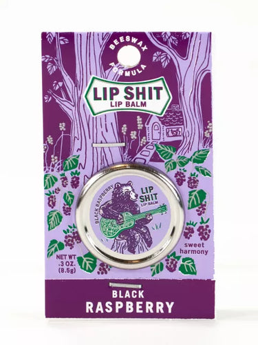 Lip Shit Black Rasp Lip Balm - Front & Company: Gift Store