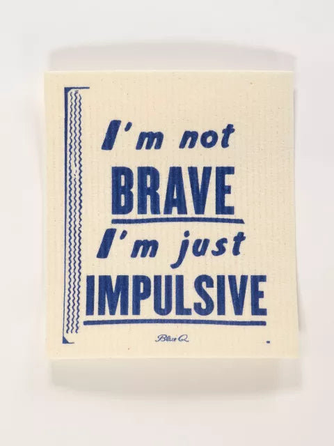 I'M JUST IMPULSIVE SWEDISH DISHCLOTH