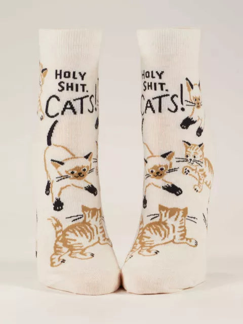 Holy Shit. Cats! Ankle Socks