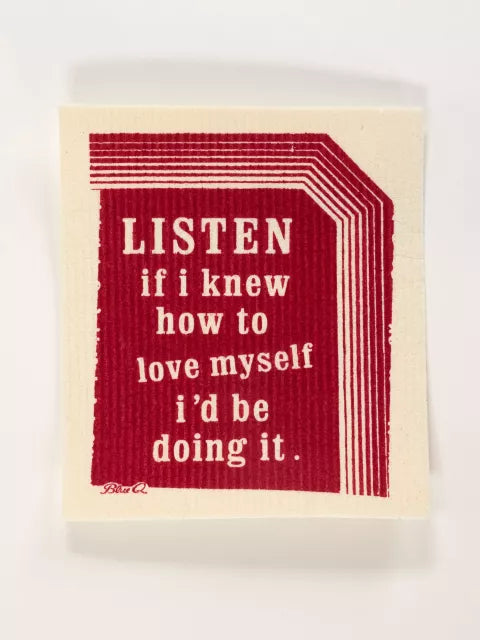 Love Myself Swedish Dishcloth