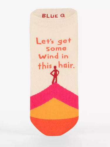 Wind In Hair Sneaker Socks - Front & Company: Gift Store
