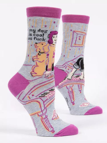 MY DOG IS COOL AS FxCK SOCKS - Front & Company: Gift Store