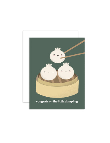 Little Dumpling - New Baby Greeting Card - Front & Company: Gift Store