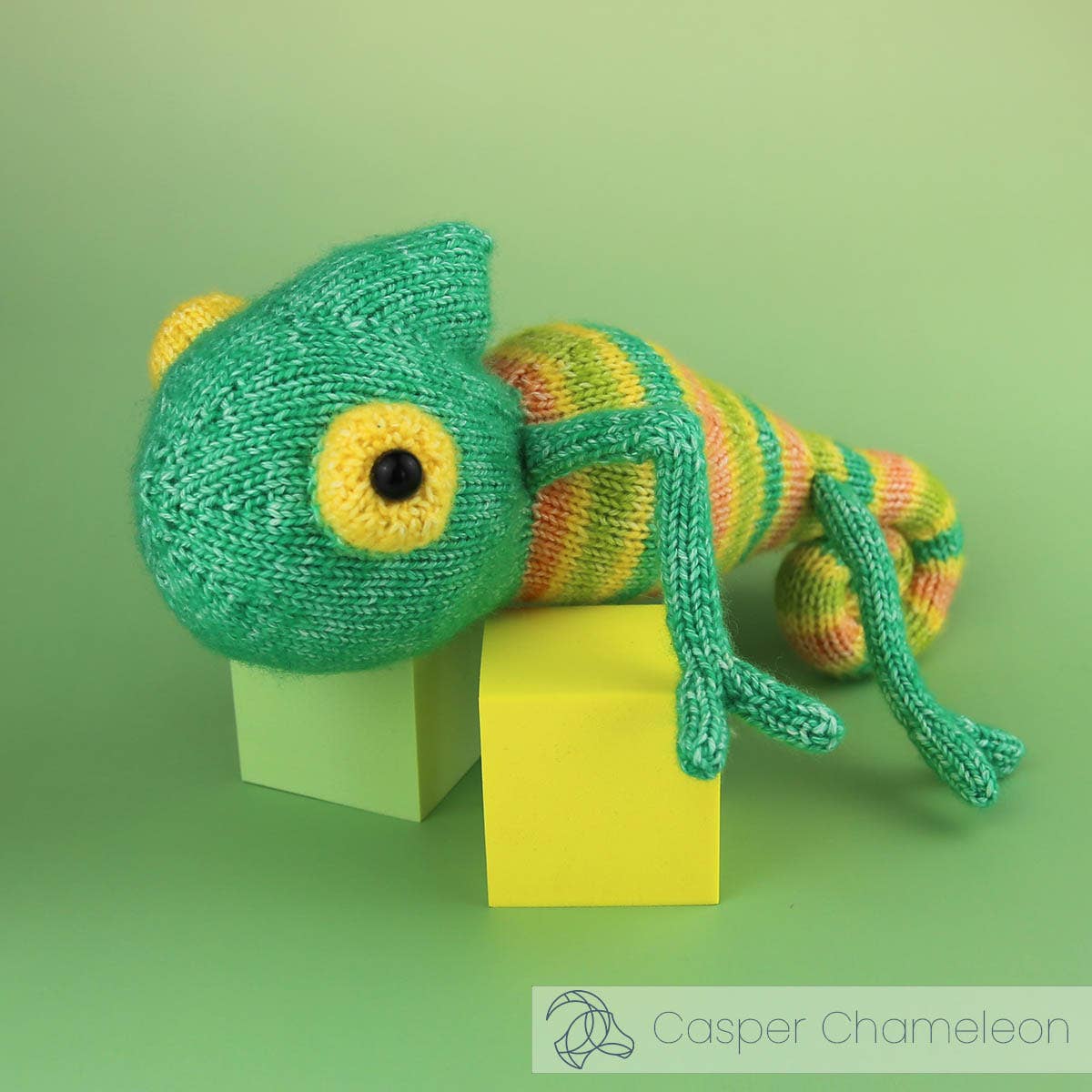 DIY Knitting Kit - Casper Chameleon