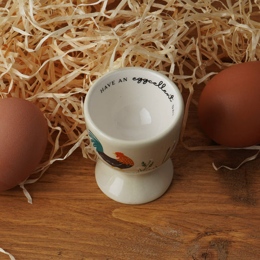 Bramble Farm Chicken Egg Cup In Gift Box