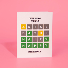 Load image into Gallery viewer, Wordle Birthday | Birthday Card
