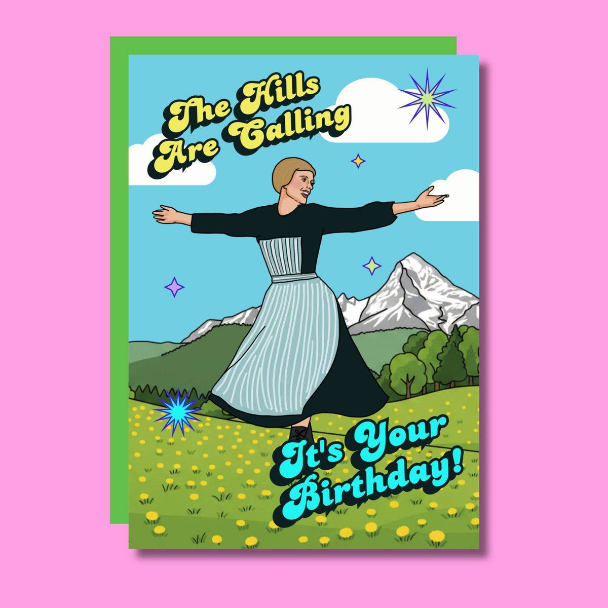 The Hills Are Calling Happy Birthday Funny Card