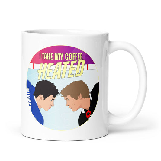 I Take My Coffee Heated Mug - Heated Rivalry Inspired Mug
