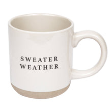 Load image into Gallery viewer, Sweater Weather Stoneware Coffee Mug - Christmas Home Gifts
