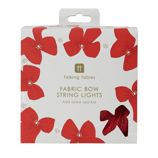 Folklore Fabric Bow LED String Lights | Fall 2024 |